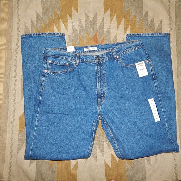 NWT Levis 42 x 36 Signature Gold Denim Blue Jeans - WPL423 - Picture 1 of 8